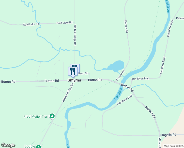 map of restaurants, bars, coffee shops, grocery stores, and more near in Smyrna