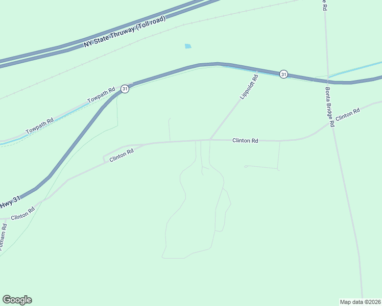 map of restaurants, bars, coffee shops, grocery stores, and more near 2 Hidden Greens Road in Weedsport