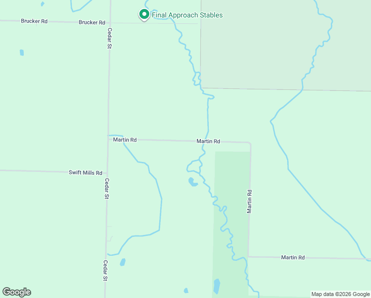map of restaurants, bars, coffee shops, grocery stores, and more near 13077 Martin Road in Akron