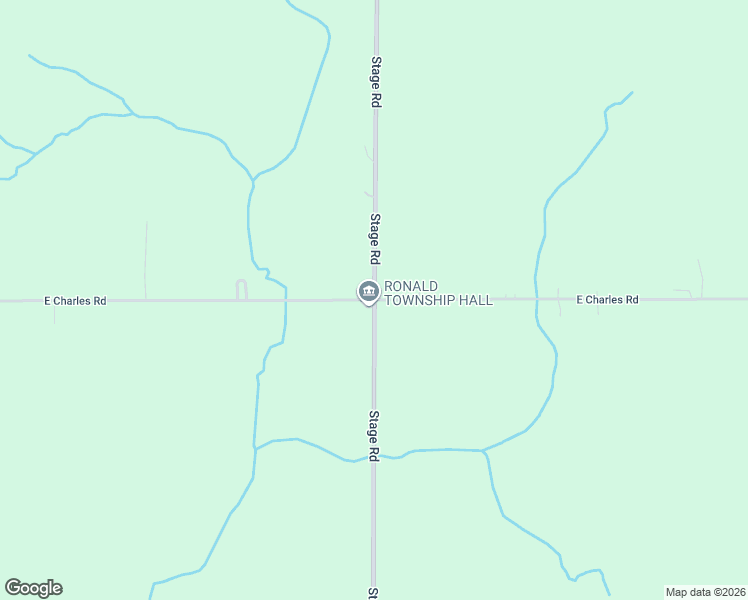 map of restaurants, bars, coffee shops, grocery stores, and more near East Charles Road in Ionia
