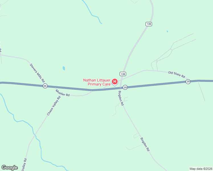 map of restaurants, bars, coffee shops, grocery stores, and more near 107 Old State Road in Broadalbin