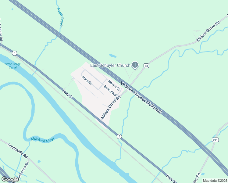 map of restaurants, bars, coffee shops, grocery stores, and more near 108 Bono Drive in Frankfort