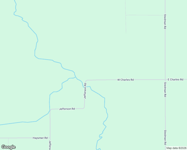 map of restaurants, bars, coffee shops, grocery stores, and more near 1451 West Charles Road in Ionia