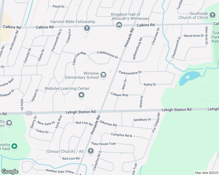 map of restaurants, bars, coffee shops, grocery stores, and more near 755 Pinnacle Road in Henrietta