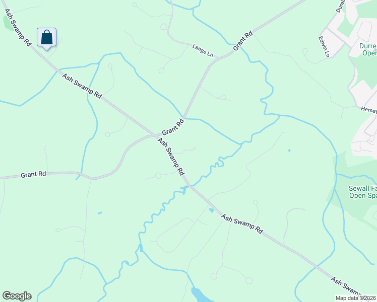 map of restaurants, bars, coffee shops, grocery stores, and more near 220 Ash Swamp Road in Newmarket