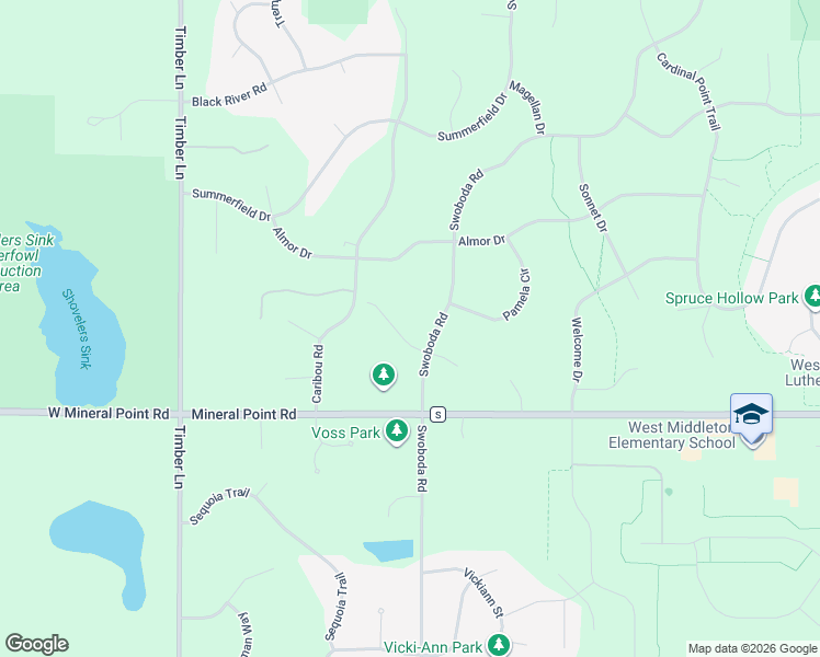 map of restaurants, bars, coffee shops, grocery stores, and more near 7786 Betsy Lane in Verona