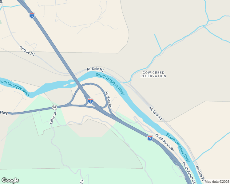 map of restaurants, bars, coffee shops, grocery stores, and more near 180 Ruckles Drive in Myrtle Creek