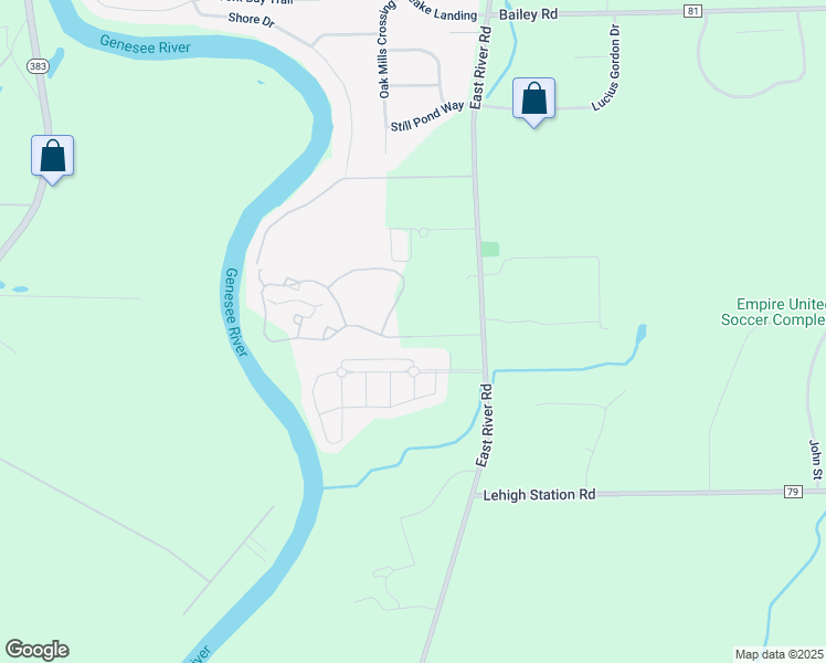 map of restaurants, bars, coffee shops, grocery stores, and more near 50 Fairwood Drive in Rochester