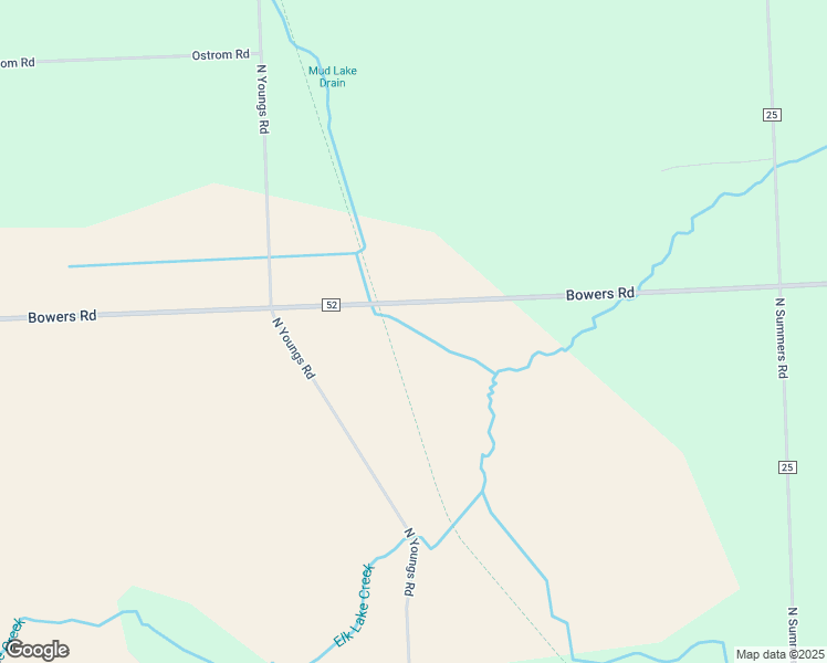 map of restaurants, bars, coffee shops, grocery stores, and more near 5602 Bowers Road in Imlay City