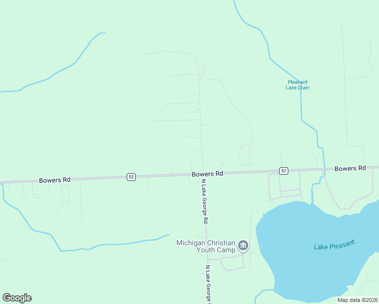 map of restaurants, bars, coffee shops, grocery stores, and more near 1051 North Lake George Road in Attica