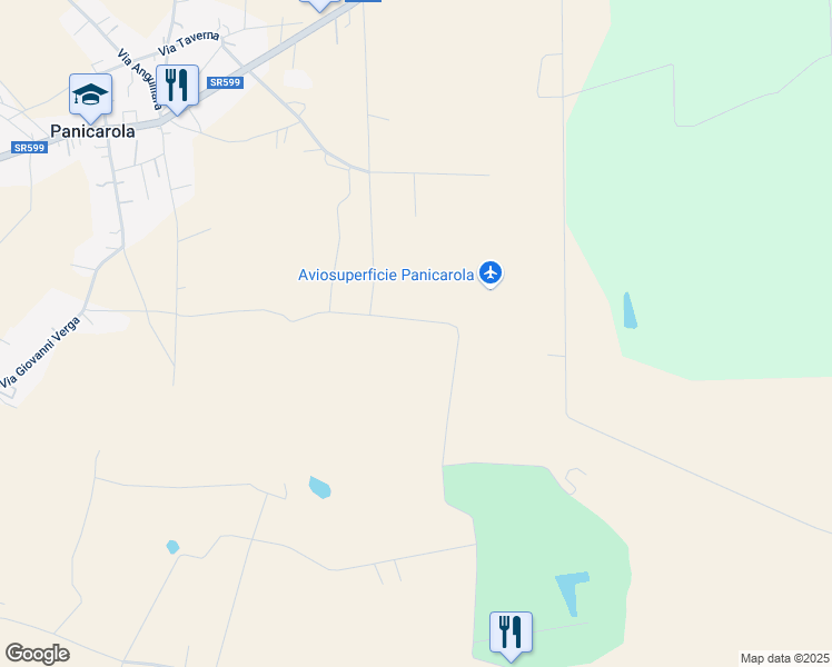 map of restaurants, bars, coffee shops, grocery stores, and more near 159 Viale Trasimeno in Montebuono