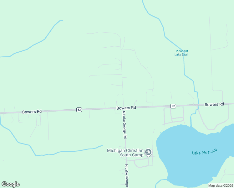 map of restaurants, bars, coffee shops, grocery stores, and more near 1051 North Lake George Road in Attica