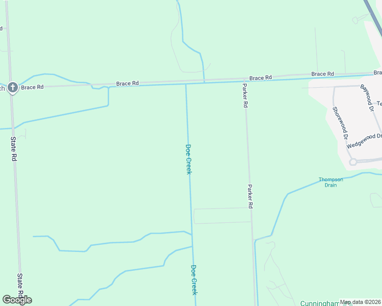 map of restaurants, bars, coffee shops, grocery stores, and more near 5367 Parker Road in Fort Gratiot Township