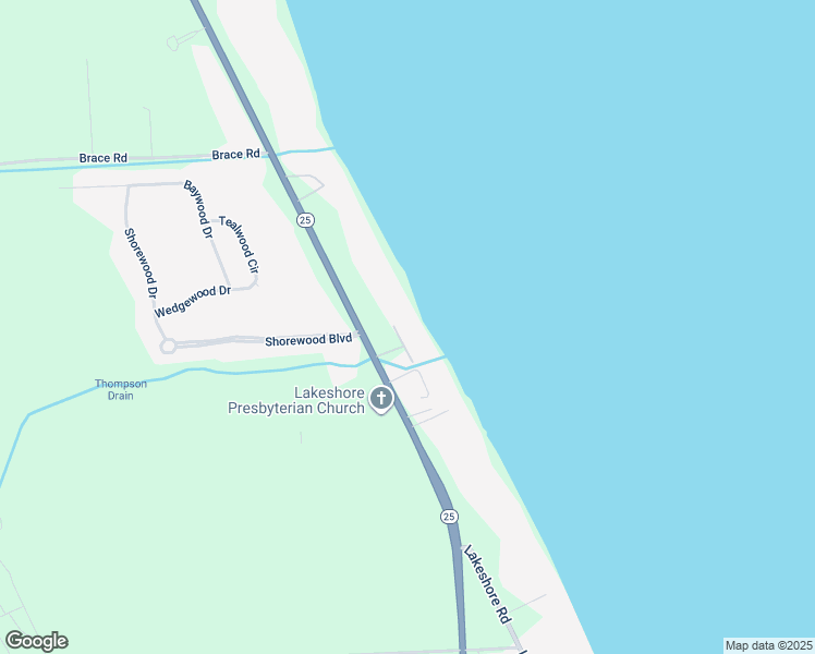 map of restaurants, bars, coffee shops, grocery stores, and more near 5298 Lakeshore Road in Fort Gratiot Township