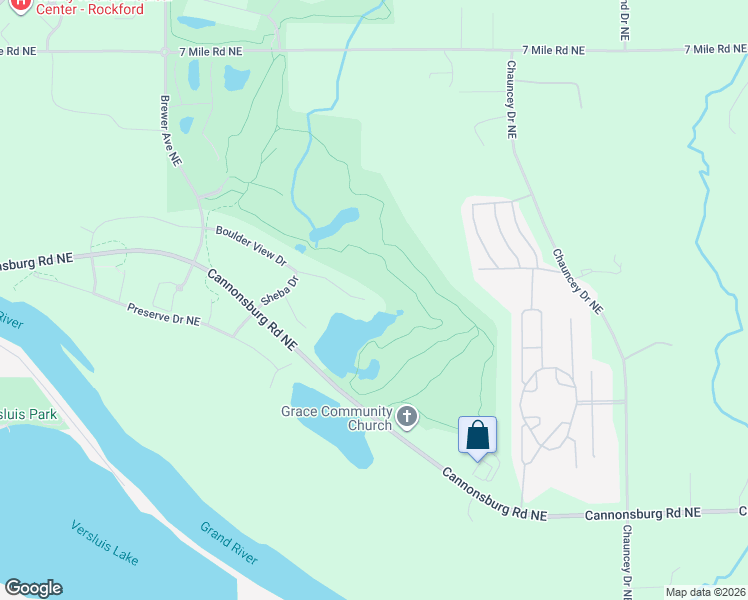 map of restaurants, bars, coffee shops, grocery stores, and more near 4257 Boulder View Drive in Plainfield charter Township
