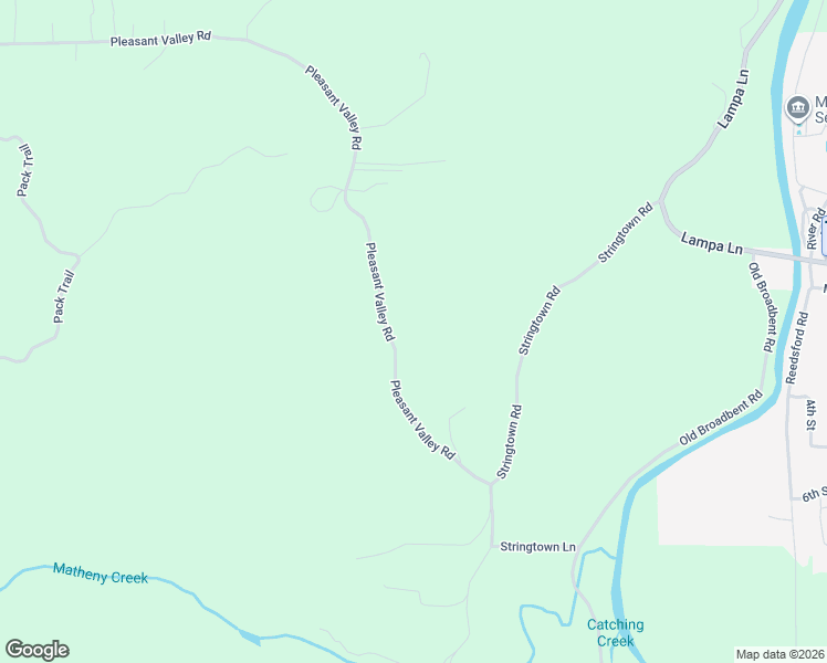 map of restaurants, bars, coffee shops, grocery stores, and more near 94104 Pleasant Valley Lane in Myrtle Point