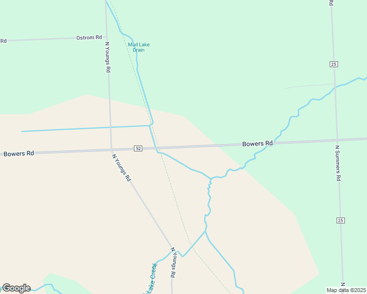 map of restaurants, bars, coffee shops, grocery stores, and more near 5602-5838 Bowers Road in Imlay City