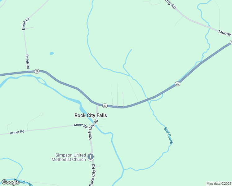 map of restaurants, bars, coffee shops, grocery stores, and more near 709 New York 29 in Rock City Falls