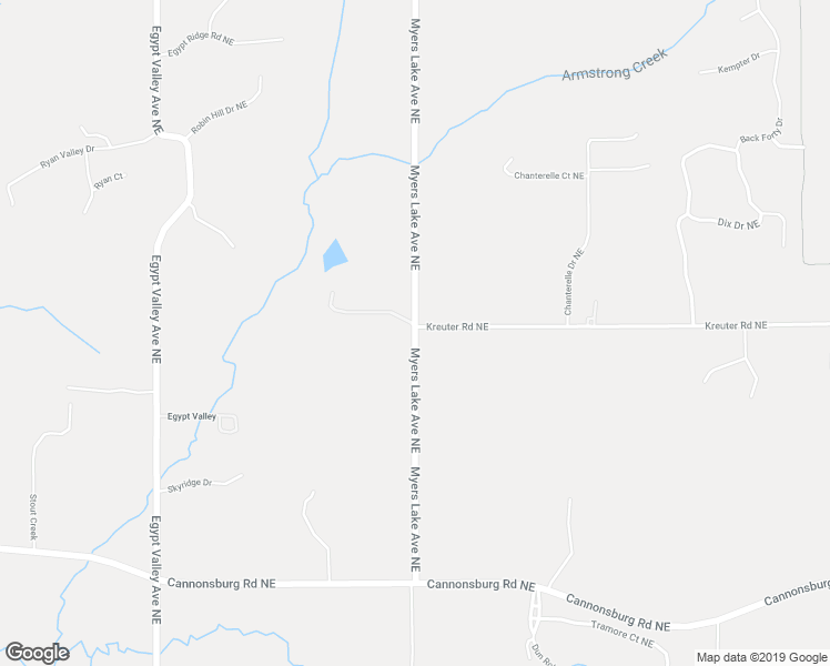 map of restaurants, bars, coffee shops, grocery stores, and more near 5583 Myers Lake Avenue Northeast in Kent County