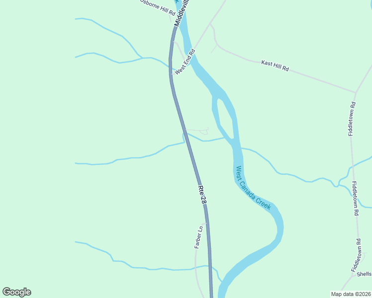 map of restaurants, bars, coffee shops, grocery stores, and more near 3383 New York 28 in Herkimer