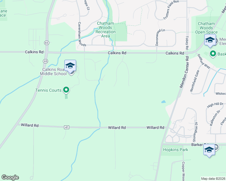 map of restaurants, bars, coffee shops, grocery stores, and more near 29 Barrington Hills in Pittsford