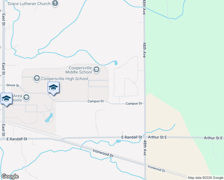 map of restaurants, bars, coffee shops, grocery stores, and more near 300 Hazelnut Drive in Coopersville