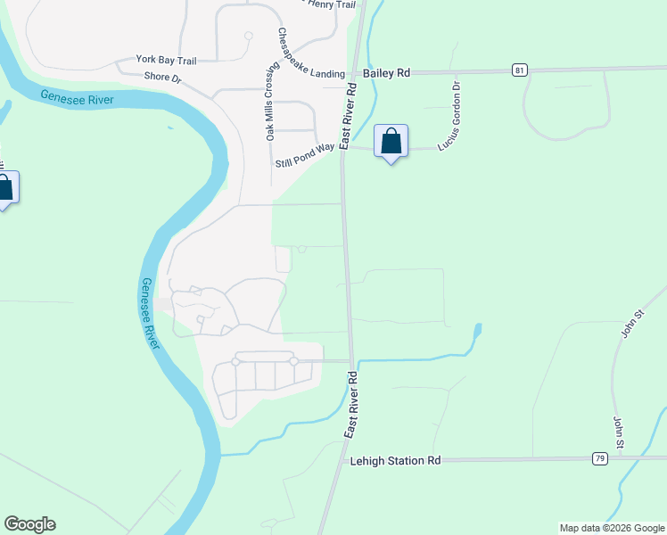 map of restaurants, bars, coffee shops, grocery stores, and more near 25 Linhome Drive in West Henrietta