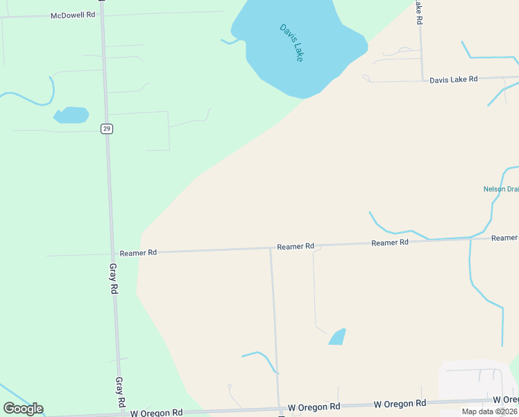 map of restaurants, bars, coffee shops, grocery stores, and more near 3756 Reamer Road in Lapeer