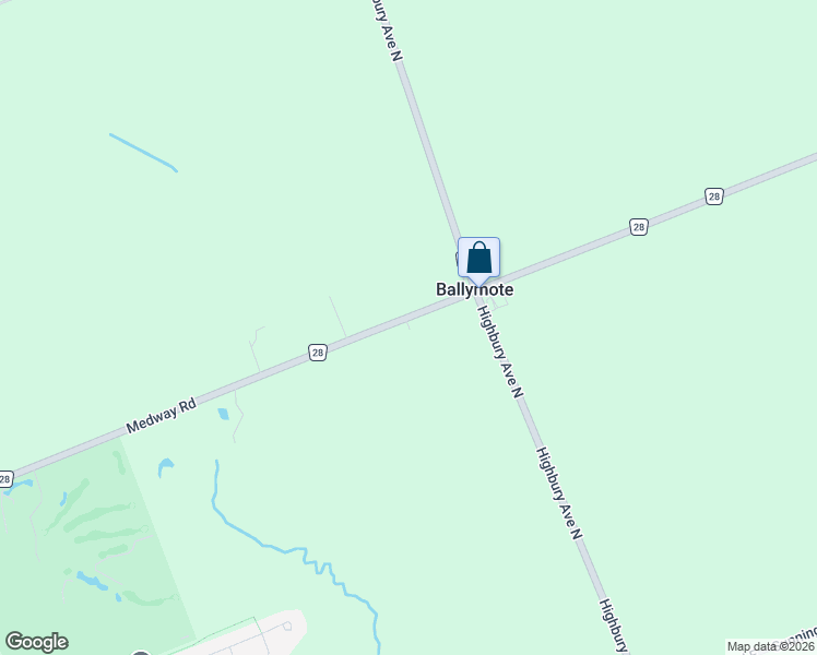 map of restaurants, bars, coffee shops, grocery stores, and more near 15233 Medway Road in Arva