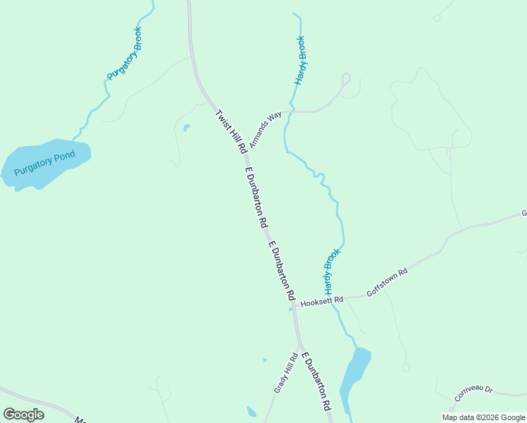 map of restaurants, bars, coffee shops, grocery stores, and more near 507 East Dunbarton Road in Goffstown