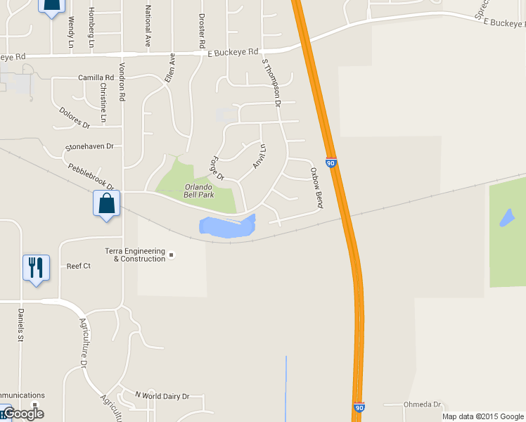 map of restaurants, bars, coffee shops, grocery stores, and more near 2202 Wagon Trail in Madison