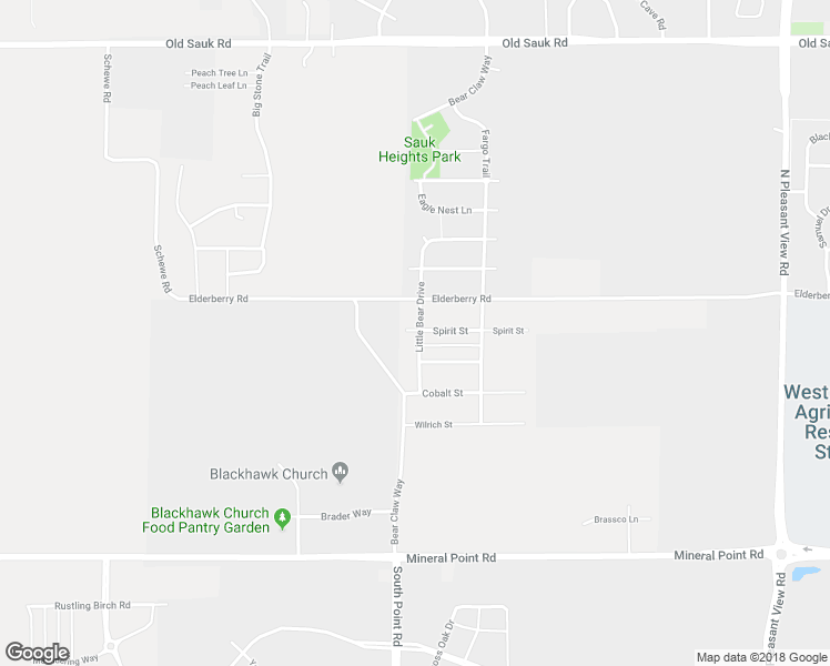 map of restaurants, bars, coffee shops, grocery stores, and more near 310 Little Bear Drive in Middleton