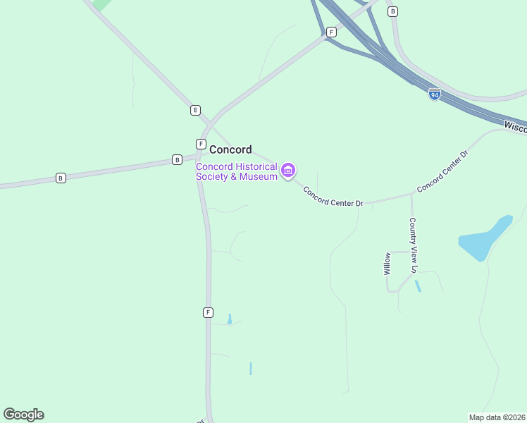 map of restaurants, bars, coffee shops, grocery stores, and more near N6190 County Road F in Sullivan