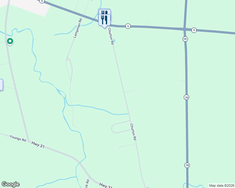 map of restaurants, bars, coffee shops, grocery stores, and more near 4231 Churton Road in Vernon