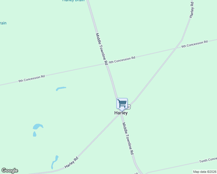 map of restaurants, bars, coffee shops, grocery stores, and more near 261 Middle Townline Road in Harley