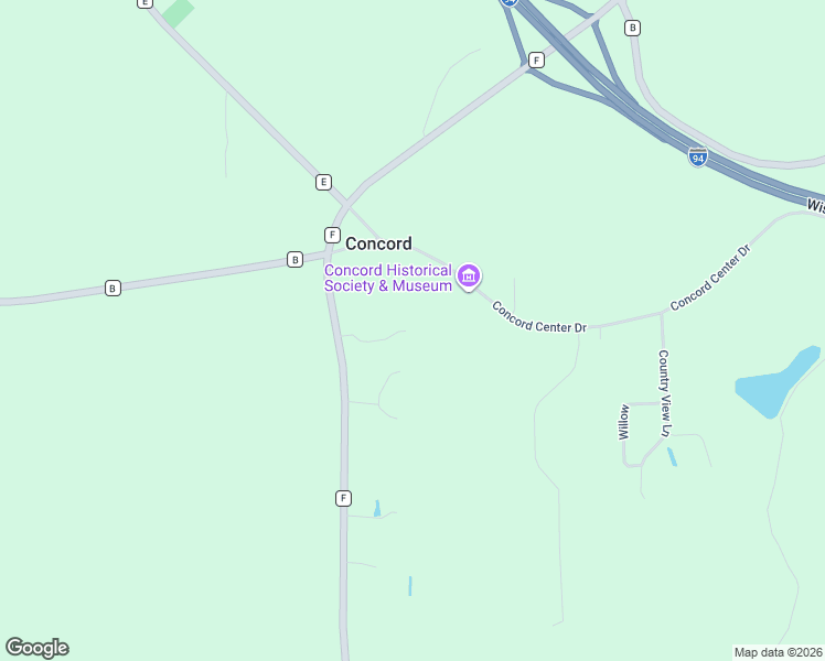 map of restaurants, bars, coffee shops, grocery stores, and more near N6190 County Road F in Sullivan