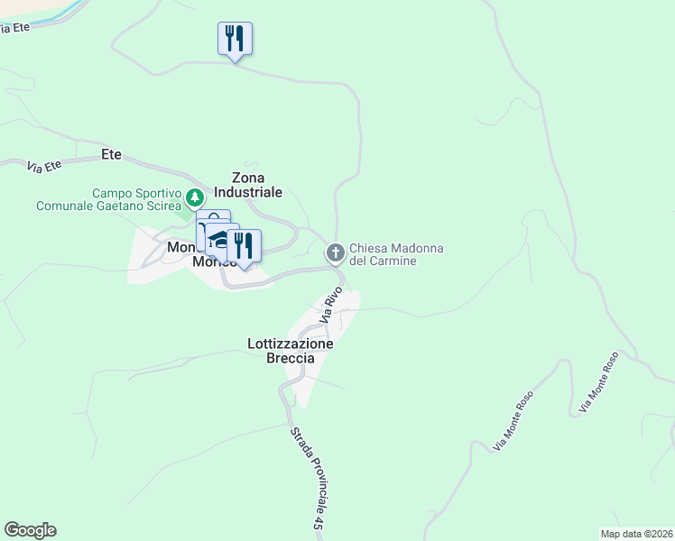 map of restaurants, bars, coffee shops, grocery stores, and more near in Provincia di Fermo