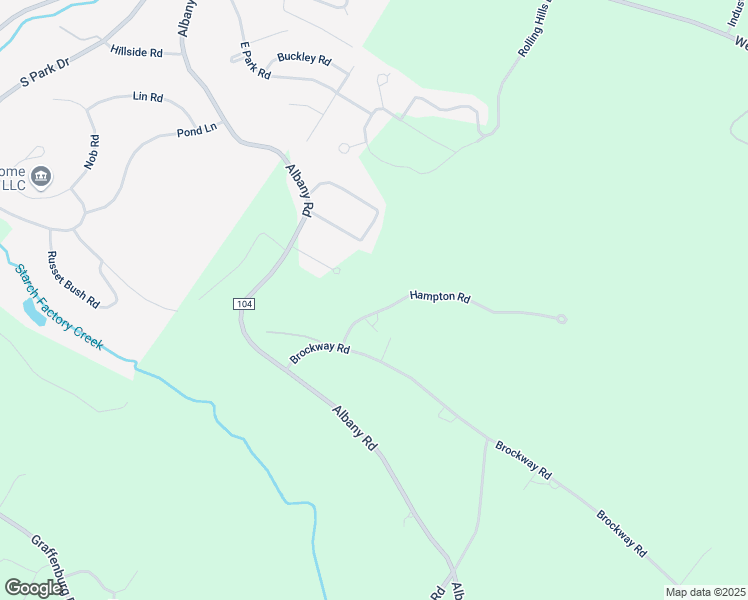 map of restaurants, bars, coffee shops, grocery stores, and more near 119 Hampton Road in Frankfort