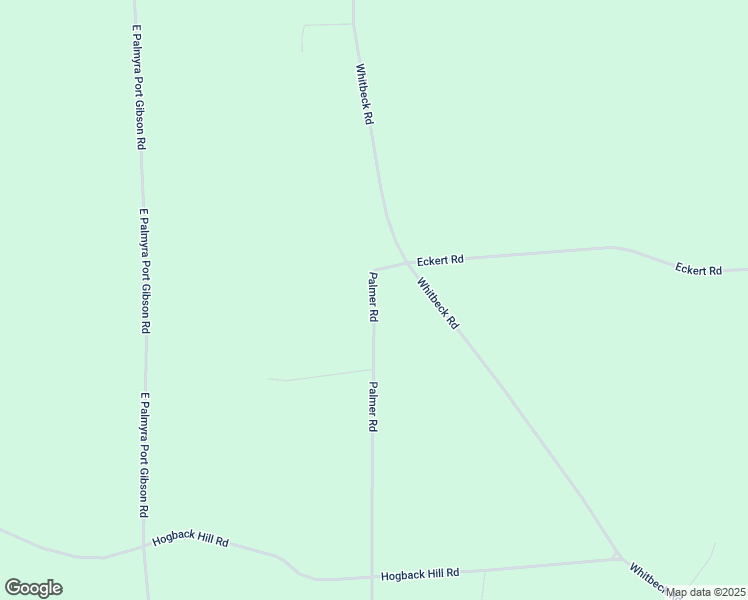 map of restaurants, bars, coffee shops, grocery stores, and more near 1577 Palmer Road in Palmyra