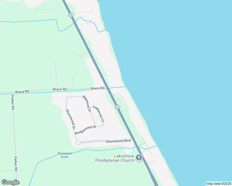 map of restaurants, bars, coffee shops, grocery stores, and more near 5468 Lakeshore Road in St. Clair County