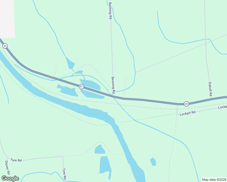 map of restaurants, bars, coffee shops, grocery stores, and more near 13797 Old Route 31 in Clyde