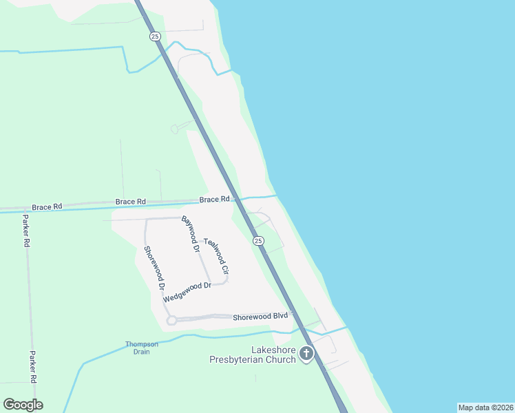 map of restaurants, bars, coffee shops, grocery stores, and more near 5468 Lakeshore Road in Fort Gratiot Township