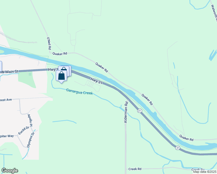 map of restaurants, bars, coffee shops, grocery stores, and more near 1950 New York 31 in Macedon