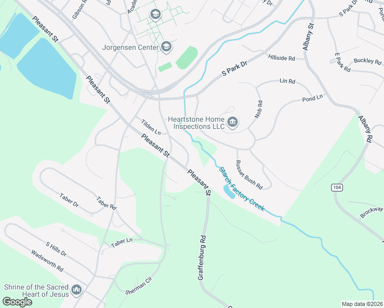 map of restaurants, bars, coffee shops, grocery stores, and more near 3 1/2 Hingham Rd in Utica