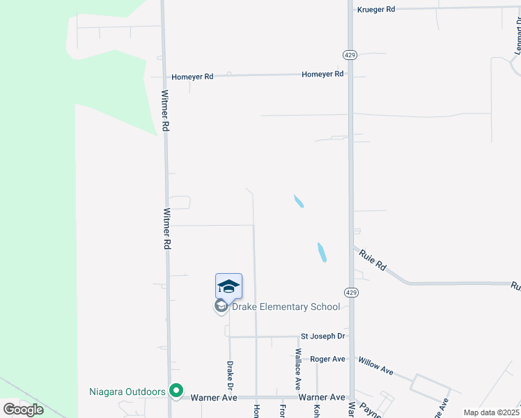 map of restaurants, bars, coffee shops, grocery stores, and more near 552 Homestead Drive in North Tonawanda