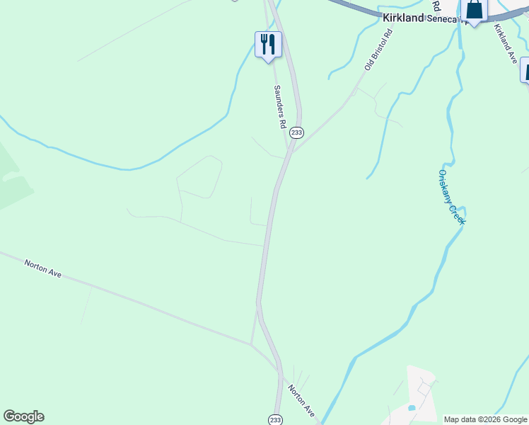 map of restaurants, bars, coffee shops, grocery stores, and more near 4253 Bristol Road in Clinton