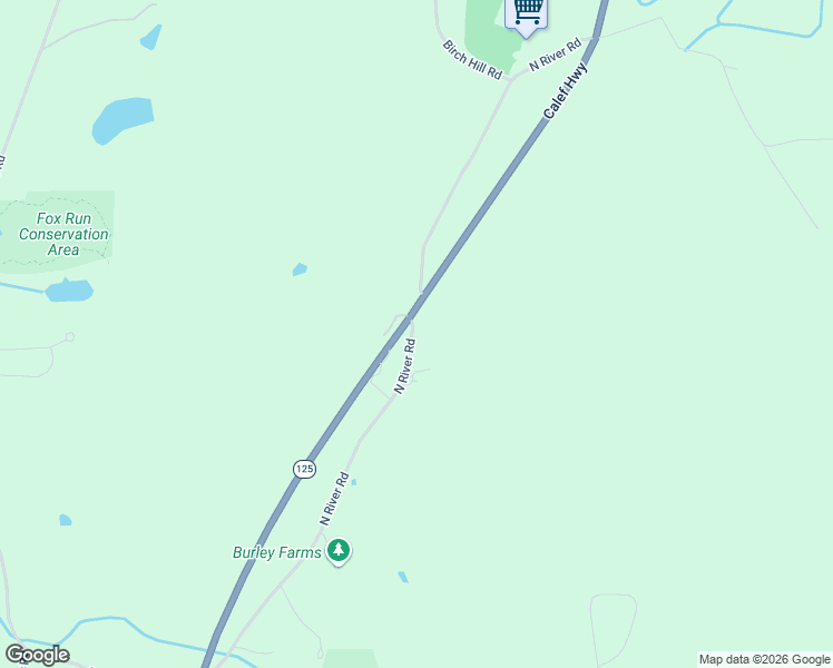 map of restaurants, bars, coffee shops, grocery stores, and more near 539 Calef Highway in Epping