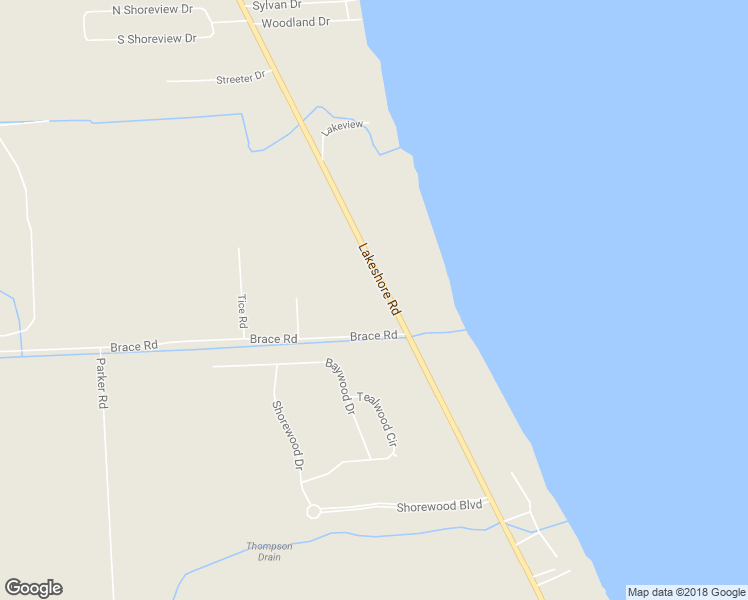 map of restaurants, bars, coffee shops, grocery stores, and more near 5543 Lakeshore Road in Fort Gratiot Township