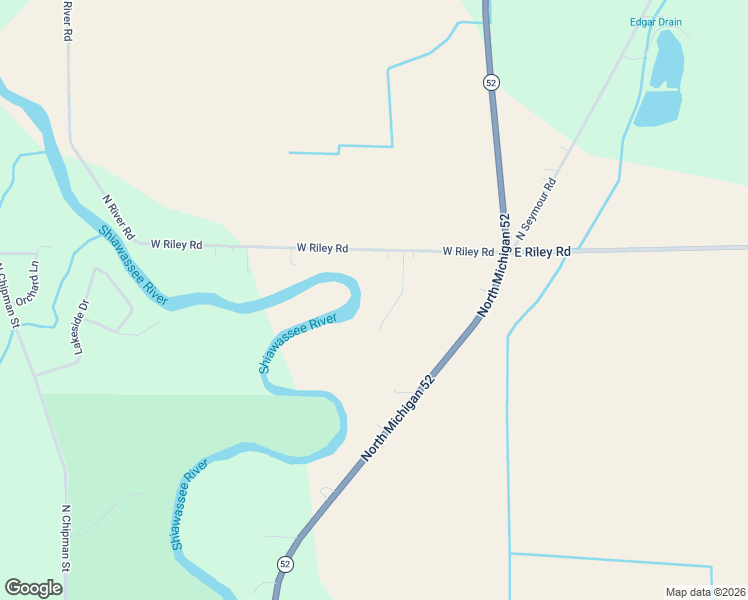 map of restaurants, bars, coffee shops, grocery stores, and more near 501 West Riley Road in Owosso