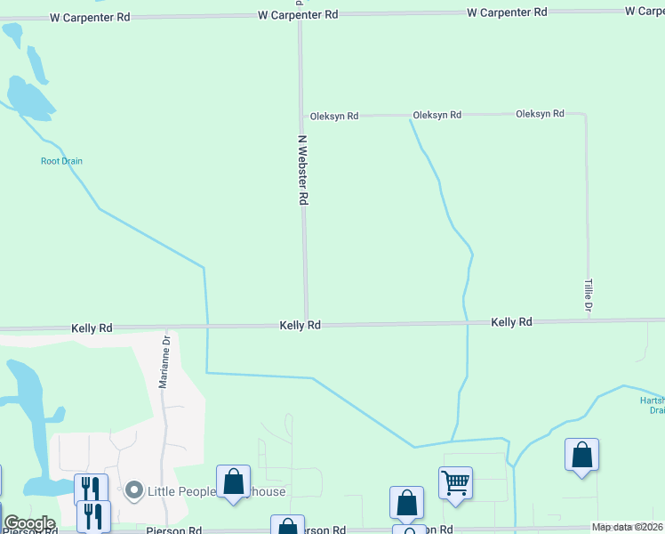 map of restaurants, bars, coffee shops, grocery stores, and more near 4340 North Webster Road in Flushing